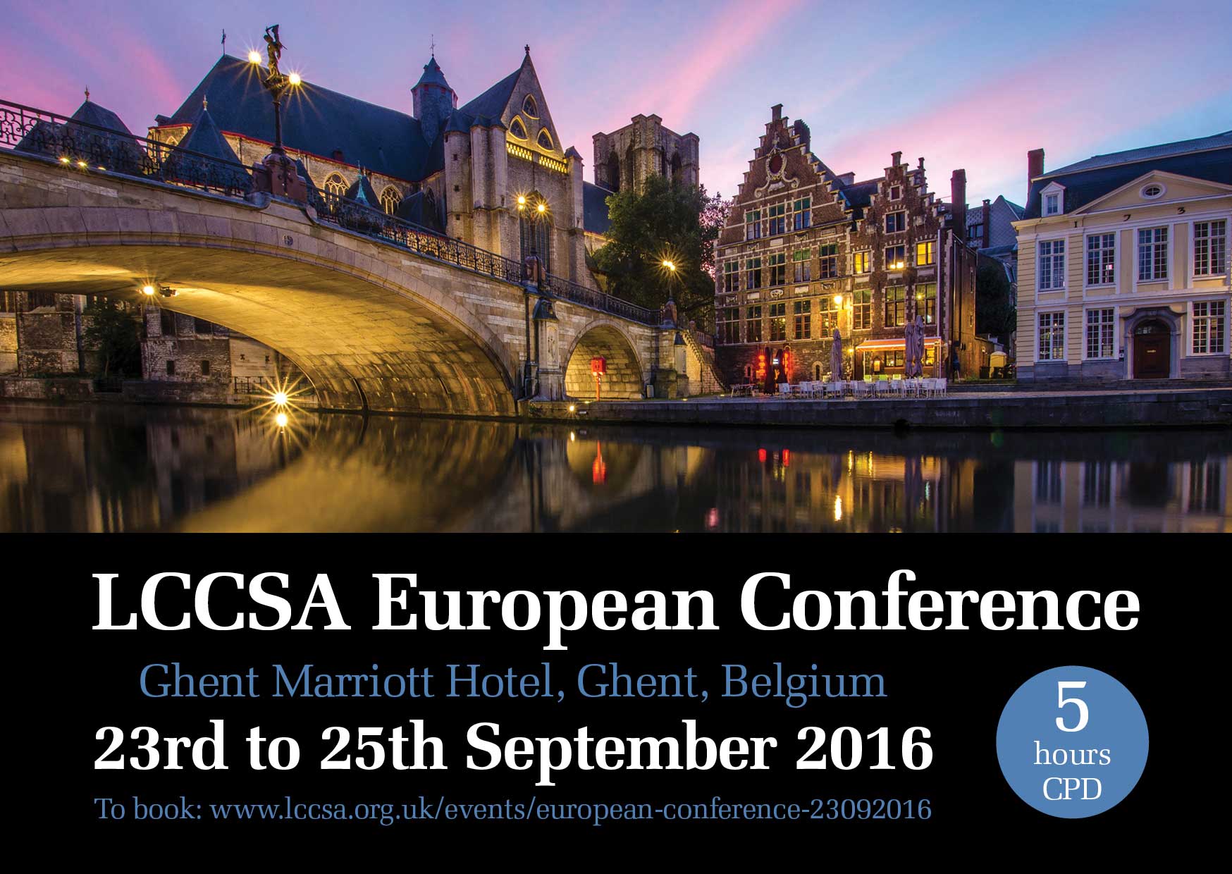 Advert for LCCSA European Conference (2016)